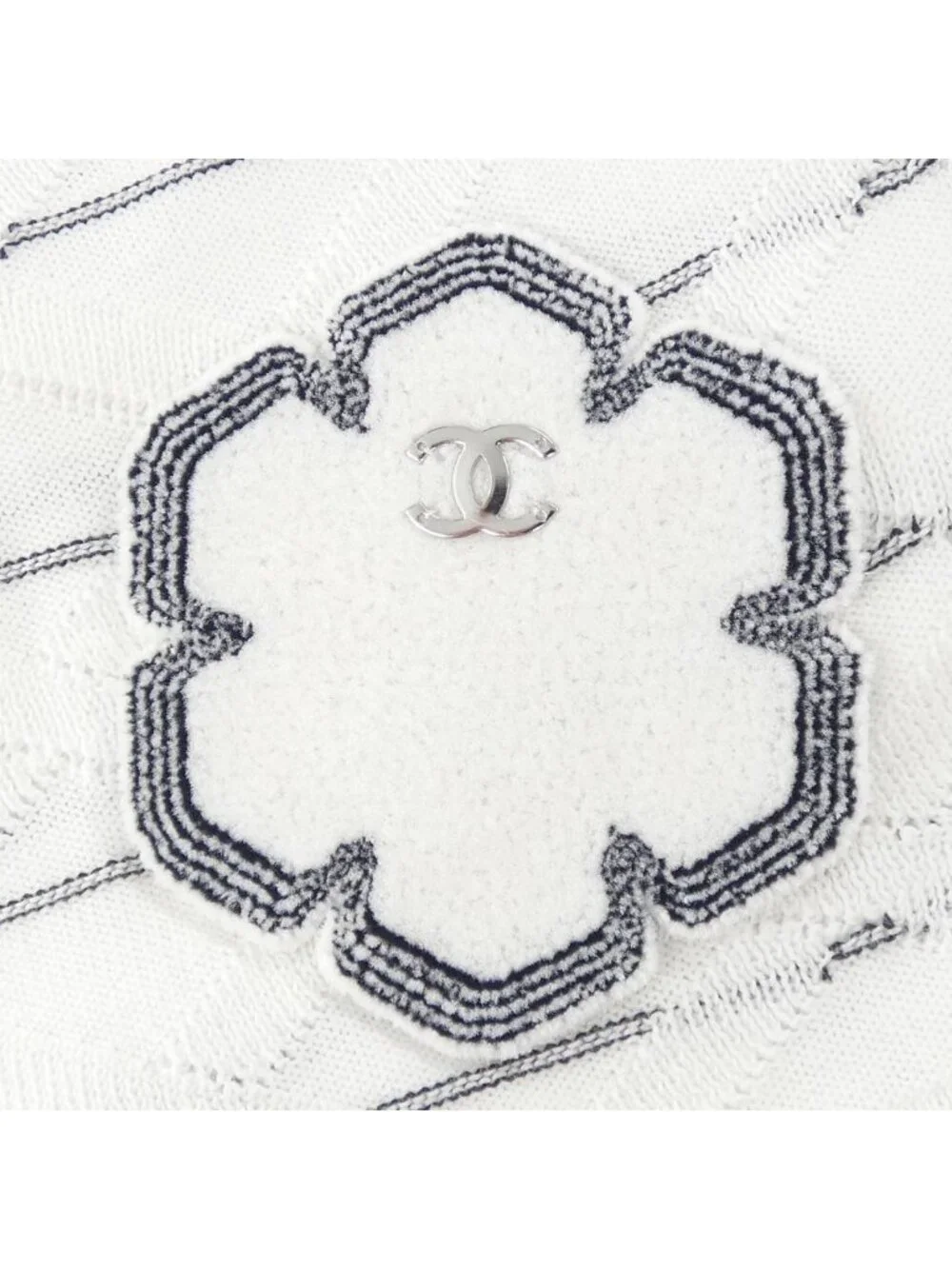 Chanel Knit Sweater White